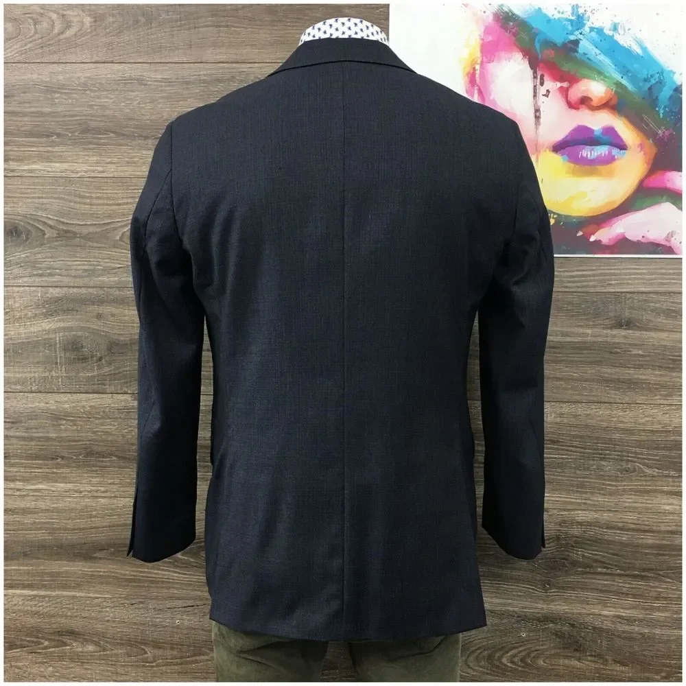 JOS A BANK Mens Blazer Sport Coat Casual Suit Jacket Size 42L Slim Fit Wool Suit